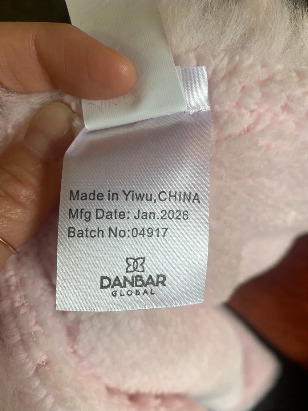 Plush Pink Baby Blanket